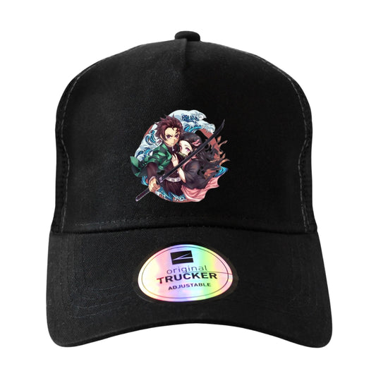 Demon Slayer Duo Trucker Cap