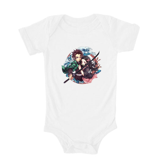 Demon Slayer Duo Baby Vest