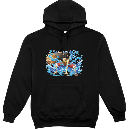 One Piece Water Luffy Big Unisex Hoodie