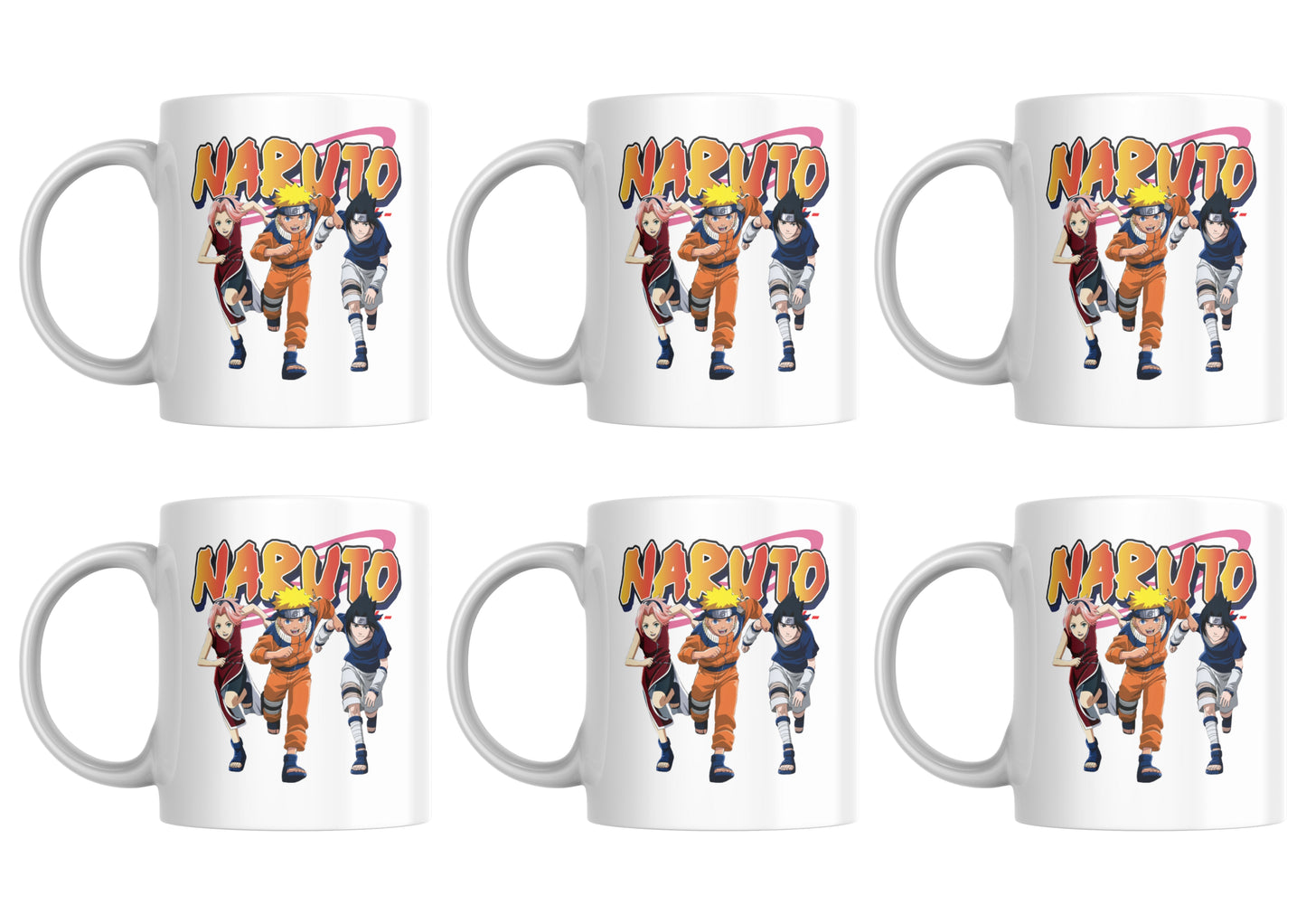 Naruto Young Team - Set Of 6 Mugs