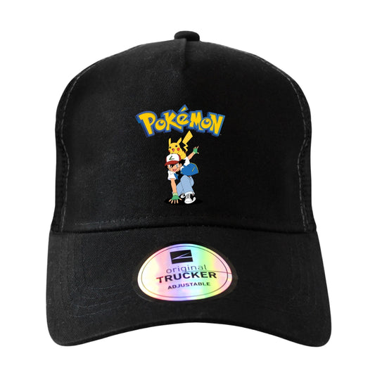 Pokemon Duo Emblem Trucker Cap