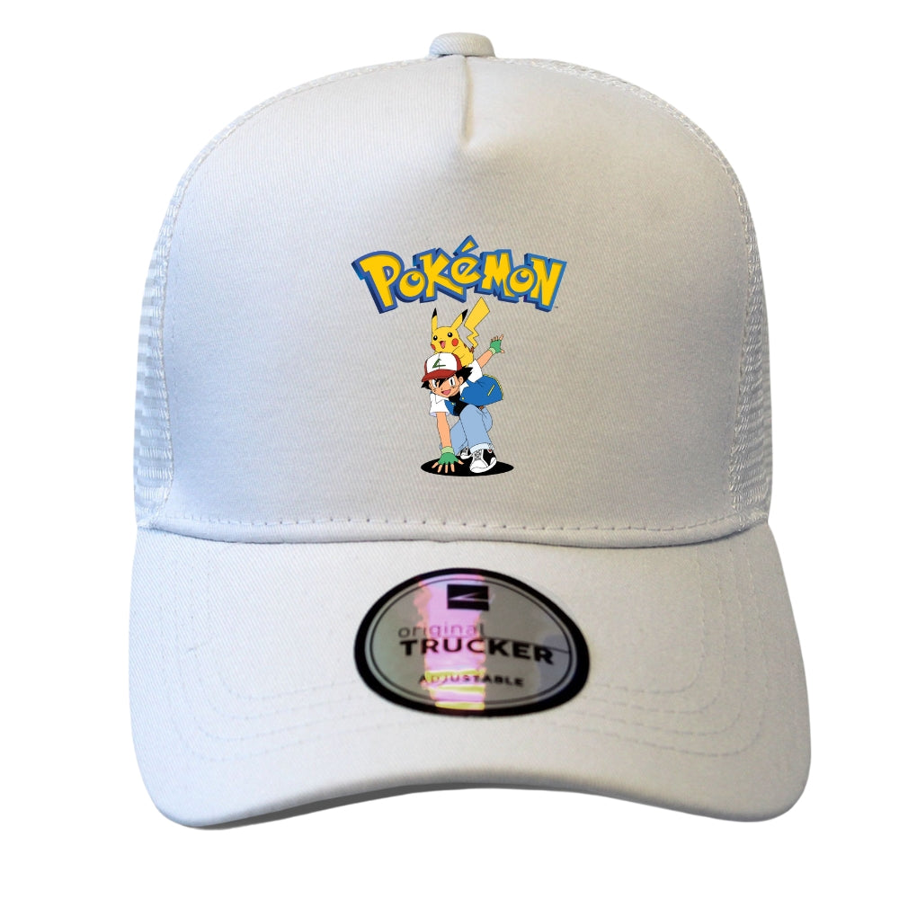 Pokemon Duo Emblem Trucker Cap