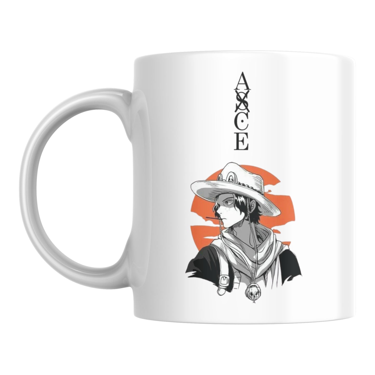 One Piece Fire Fist Ace Sunset Coffee Mug