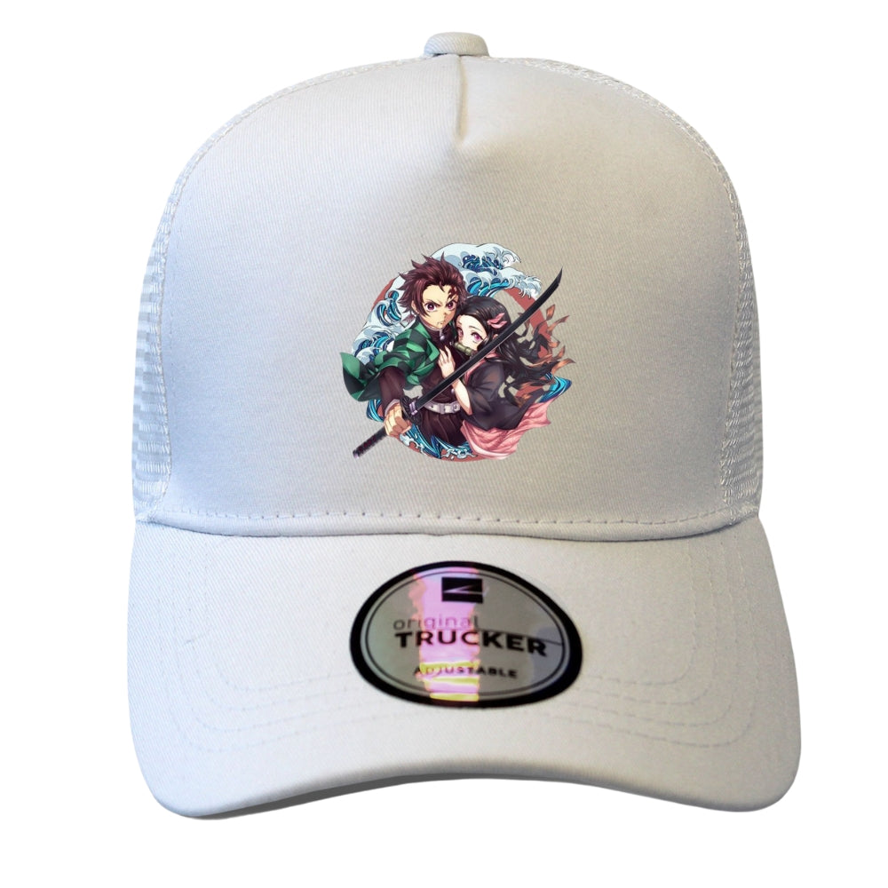 Demon Slayer Duo Trucker Cap