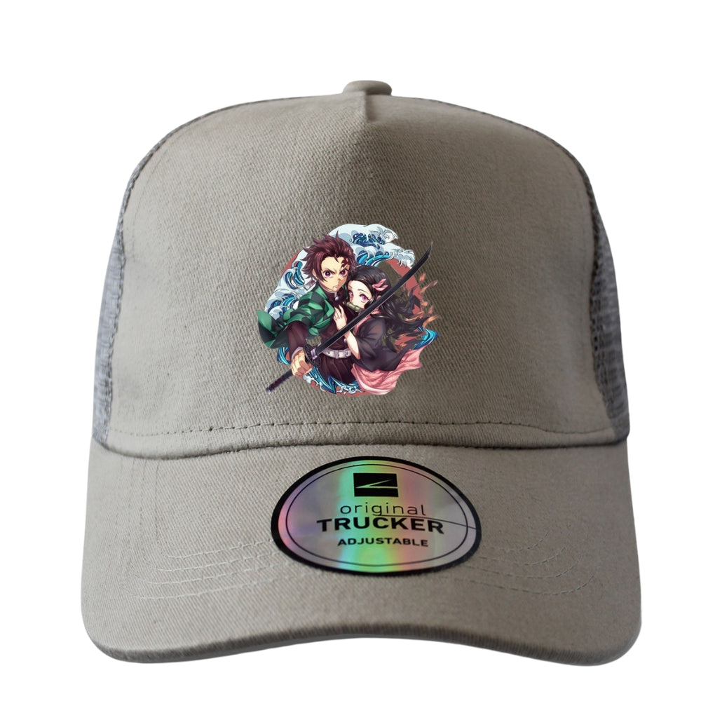 Demon Slayer Duo Trucker Cap