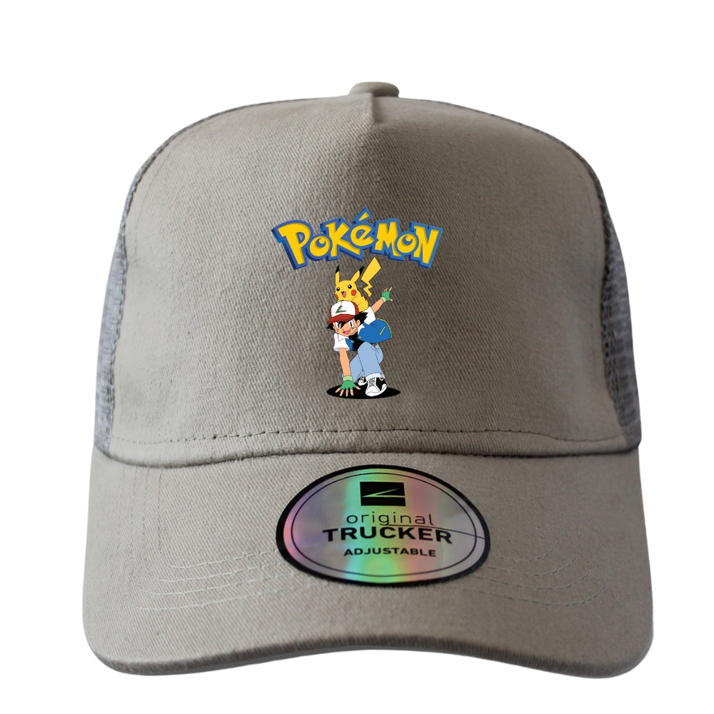 Pokemon Duo Emblem Trucker Cap