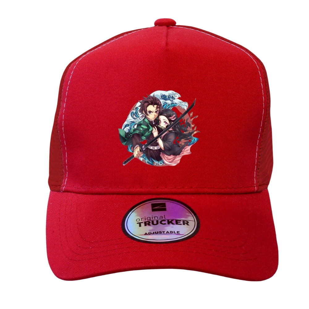 Demon Slayer Duo Trucker Cap