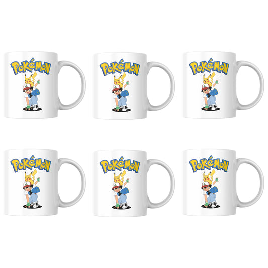 Pokemon Duo Emblem - Set Of 6 Mugs