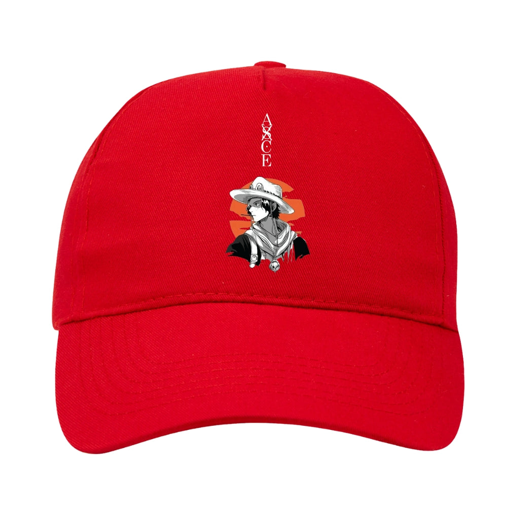 One Piece Fire Fist Ace Sunset - 5 Panel Cap