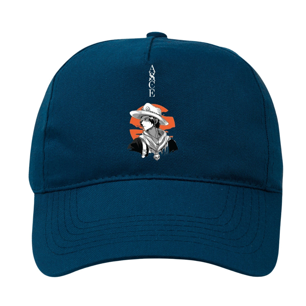 One Piece Fire Fist Ace Sunset - 5 Panel Cap