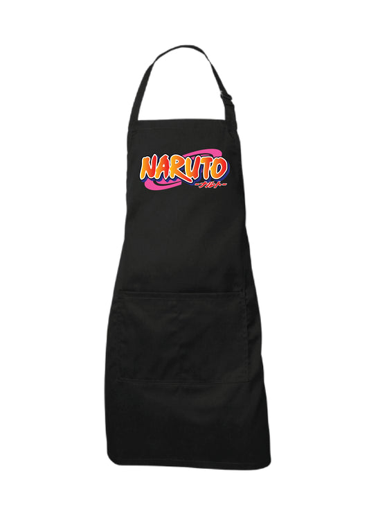 Naruto Emblem Big Black Apron