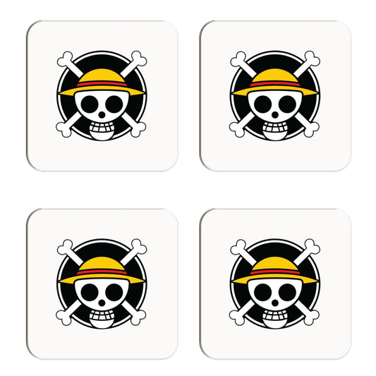 One Piece Emblem - Set of 4 Coasters