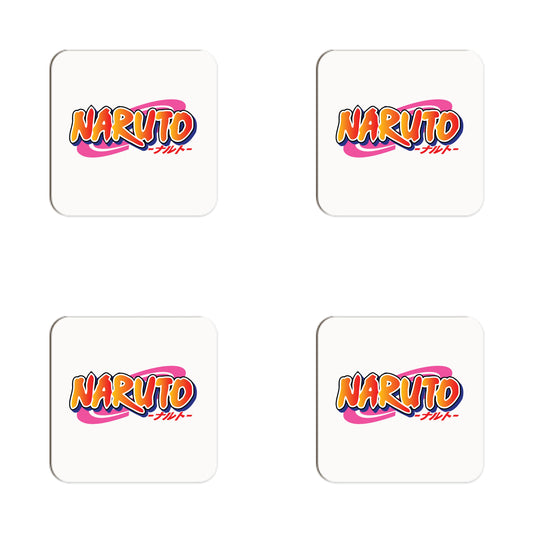 Naruto Emblem Set of 4 Coasters