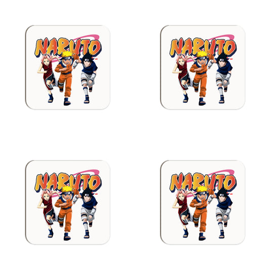 Naruto Young Team - Set of 4 Coasters