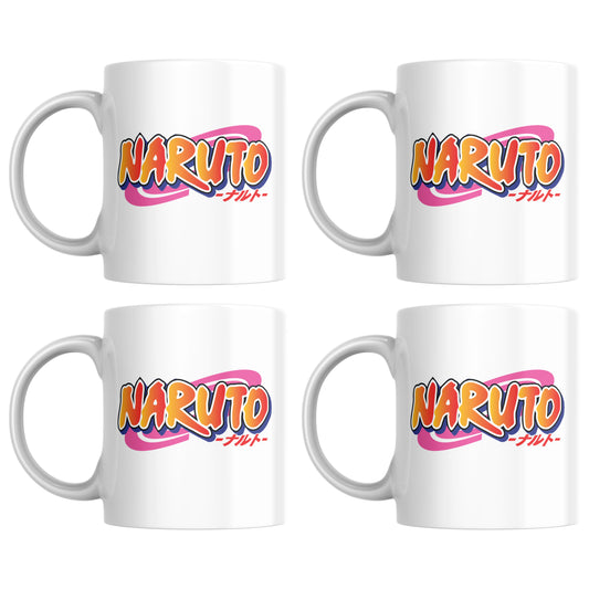 Naruto Emblem Set of 4 Mugs