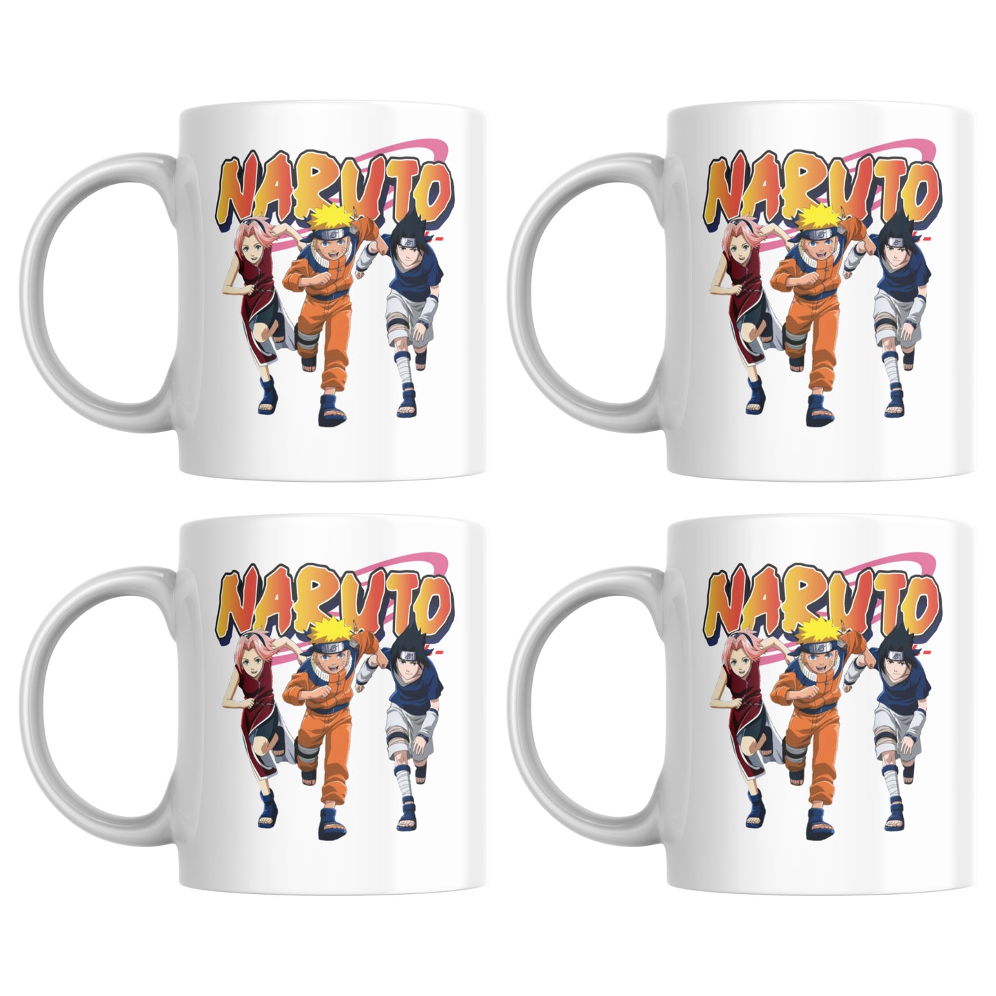 Naruto Young Team - Set of 4 Mugs