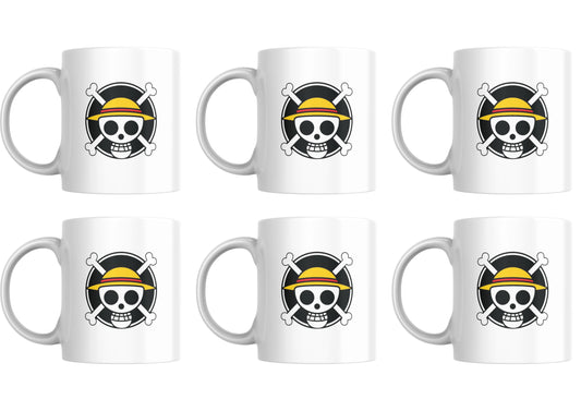 One Piece Emblem - Set Of 6 Mugs