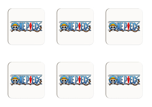 One Piece Logo - Set of 6 Coasters